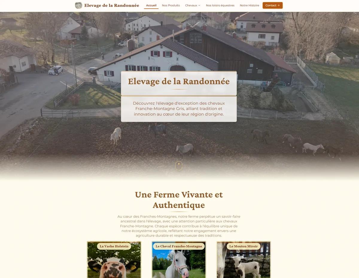 Site Élevage de la Randonnée